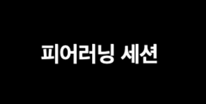 피어러닝 세션