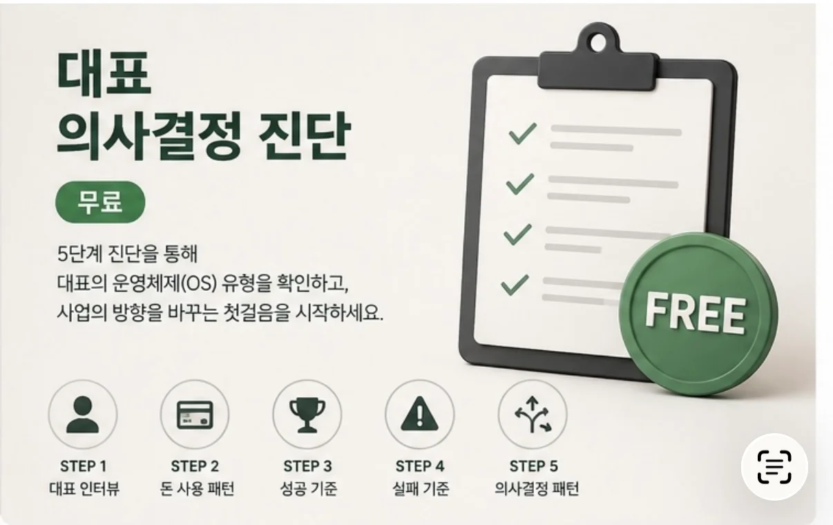 대표 의사결정 진단 (무료)