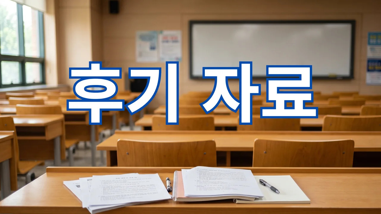 후기 자료
